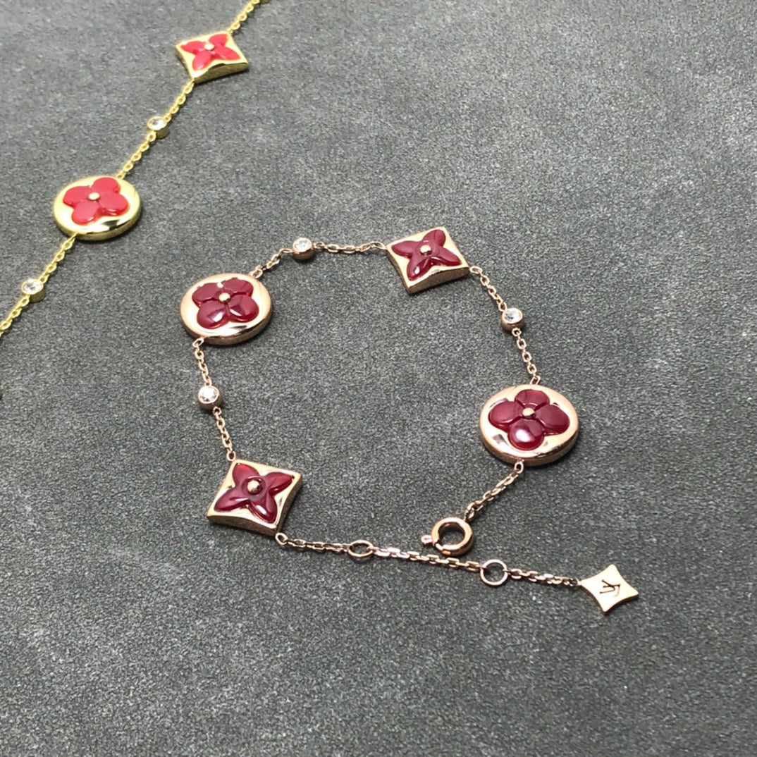 [Solara Jewelry]STAR AND SUN CARNELIAN 4 MOTIFS 3 DIAMONDS