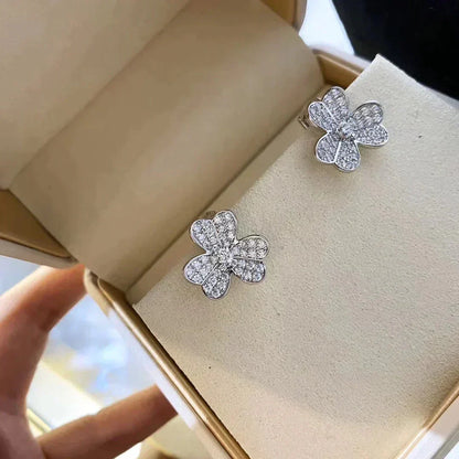 [Solara Jewelry]CLOVER COMOS DIAMOND EARRINGS SILVER
