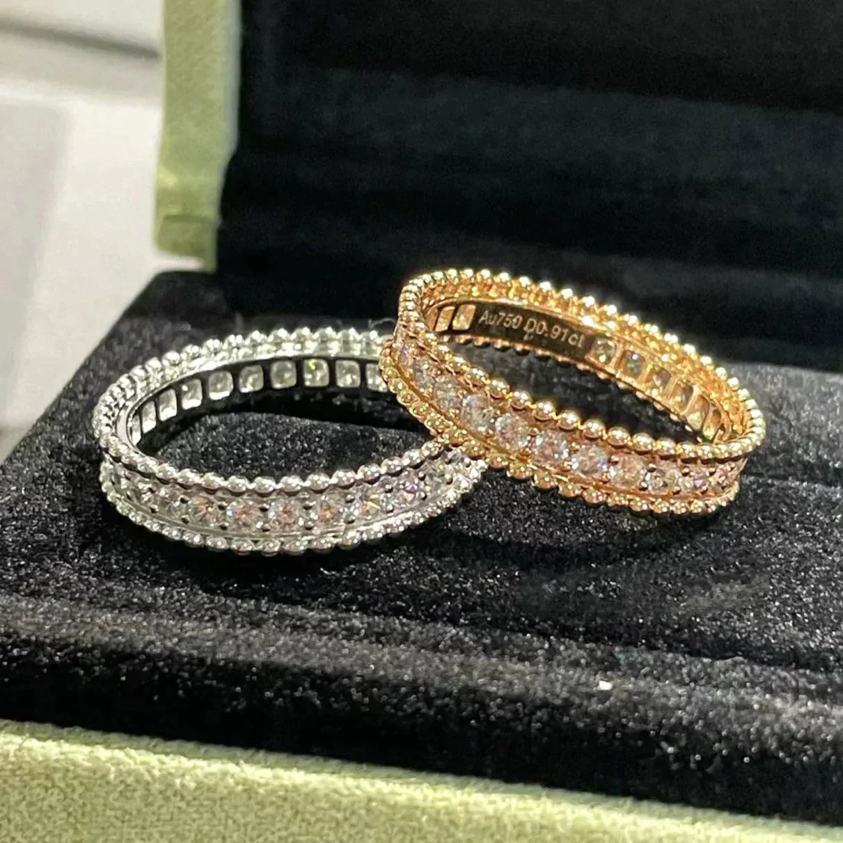 [Solara Jewelry]PERLEE DIAMOND ROSE GOLD RING