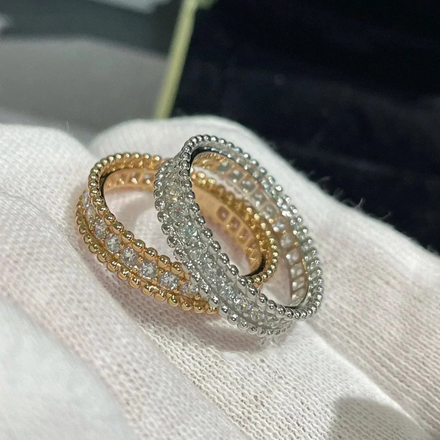 [Solara Jewelry]PERLEE DIAMOND ROSE GOLD RING