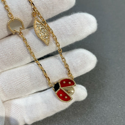 [Solara Jewelry]LUCKY SPRING 15 MOTIFS GOLD NECKLACE
