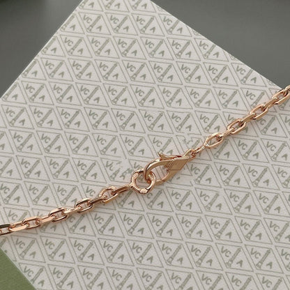 [Solara Jewelry]LUCKY SPRING 15 MOTIFS ROSE GOLD NECKLACE