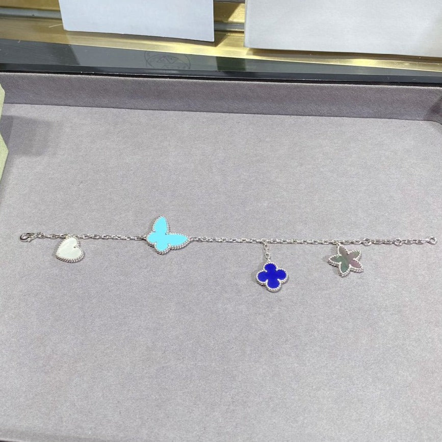 [Solara Jewelry]LUCKY SPRING SILVER BRACELET 4 MOTIF