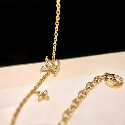 [Solara Jewelry]LOGO STAR MOTIF GOLD BRACELET