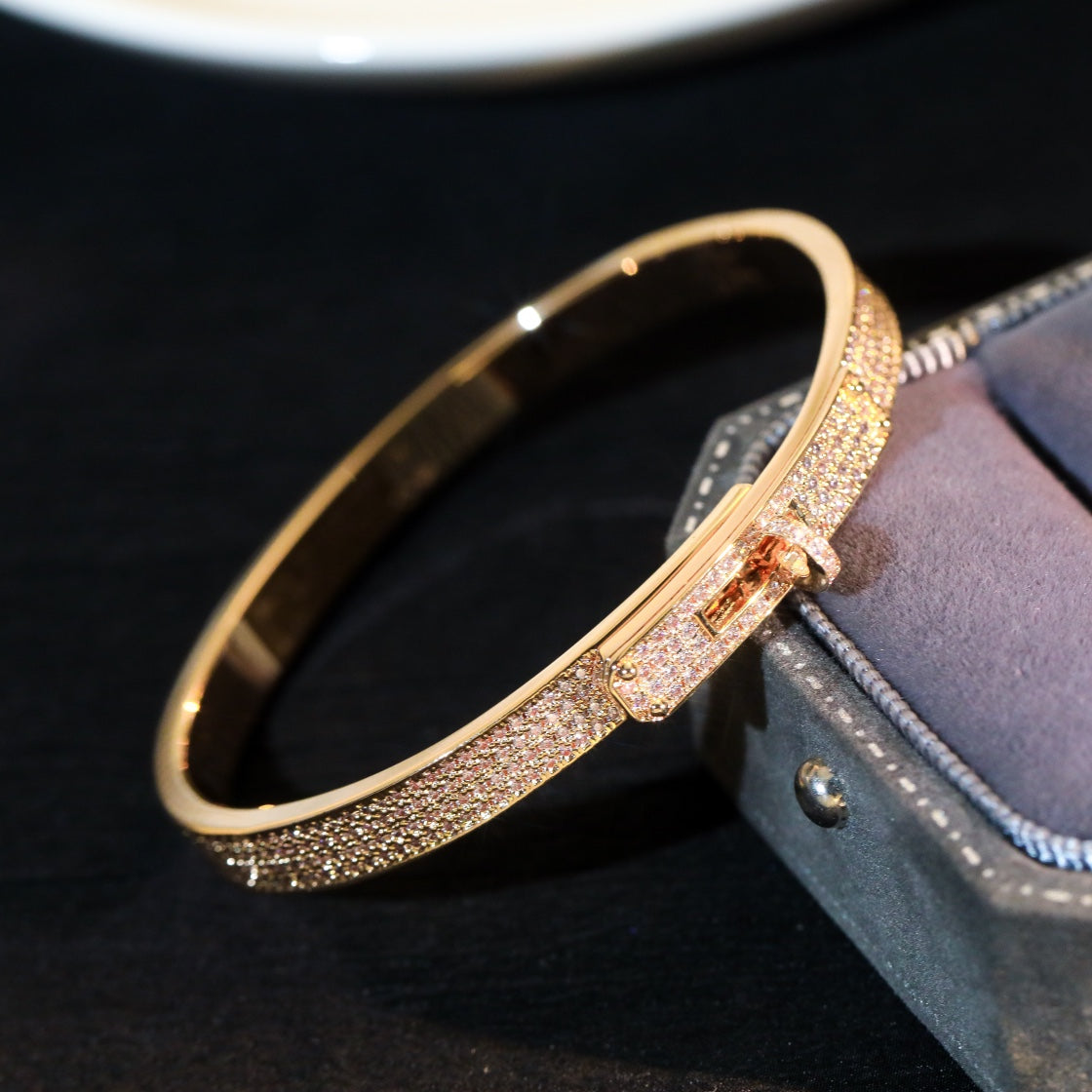 [Solara Jewelry]KELLY BRACELET DIAMOND PAVED