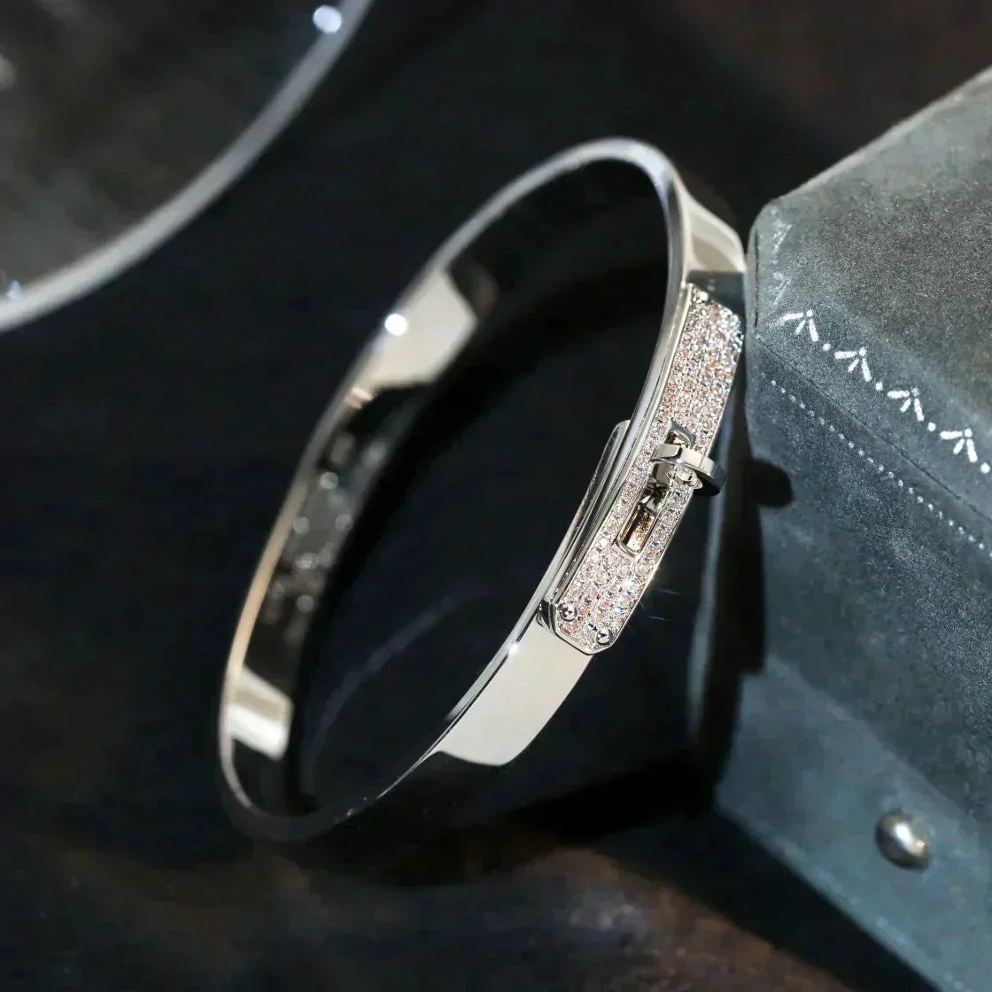 [Solara Jewelry]KELLY SILVER DIAMOND BRACELET