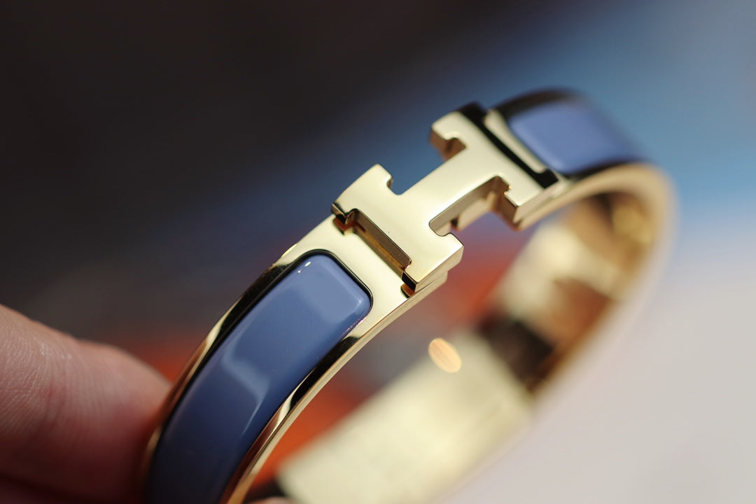 [Solara Jewelry]H BRACELET 12MM BLUE GRAY