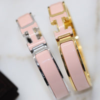 [Solara Jewelry]H BRACELET 12MM PINK