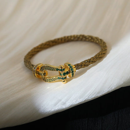 [Solara Jewelry]FORCE 10 GOLD GREEN DIAMOND PAVED