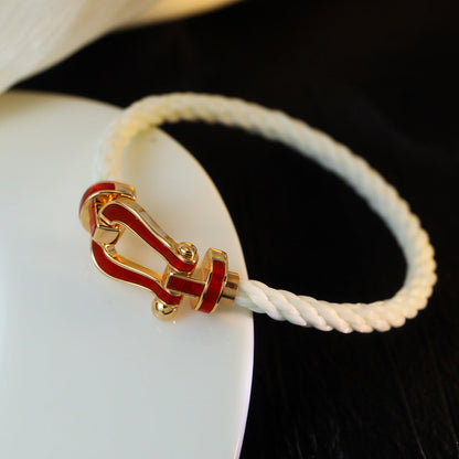 [Solara Jewelry]FORCE 10 WHITE TEXTILE DIAMOND PAVED