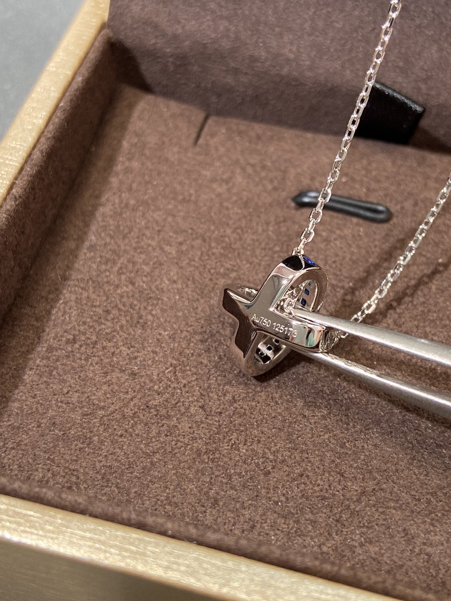 [Solara Jewelry]LIENS DIAMOND SILVER NECKLACE