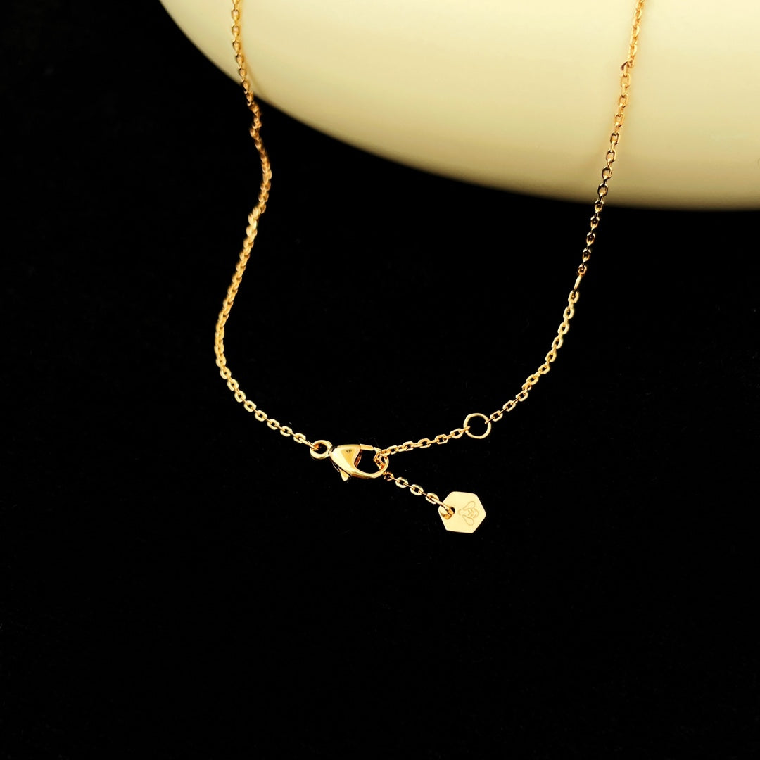 [Solara Jewelry]BEE MINI PEDANT DIAMOND NECKLACE
