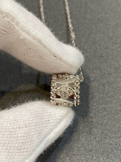 [Solara Jewelry]PERLEE PEDANT SIVLER DIAMOND NECKLACE