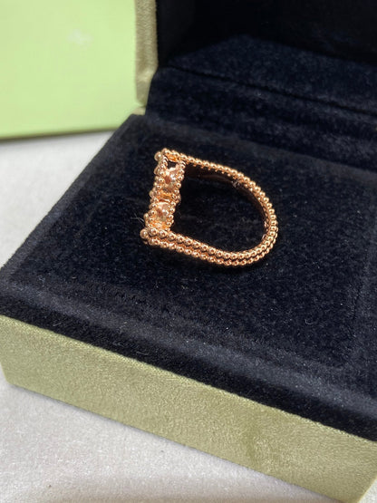 [Solara Jewelry]CLOVER RIVERSIBLE ROSE GOLD RING