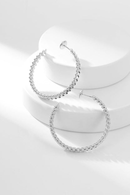 [Solara Jewelry]CLASH HOOP EARRINGS