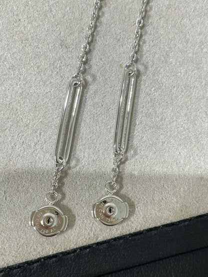 [Solara Jewelry]CHAINE CHAOS DIAMOND DROP EARRINGS