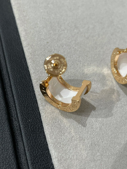[Solara Jewelry]ZERO 1 PINK GOLD CERAMIC EARRINGS