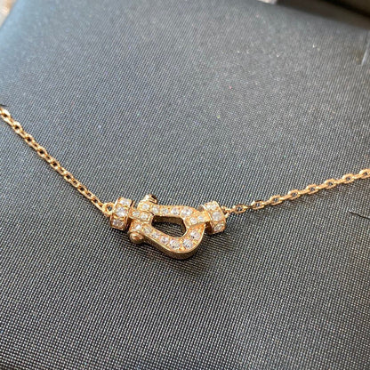 [Solara Jewelry]FORCE 10 DIAMOND PINK GOLD NECKLACE MINI MODEL