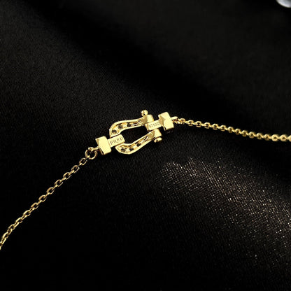 [Solara Jewelry]FORCE 10 FULL DIAMOND BUCKLE CHAIN LINK MINI MODEL