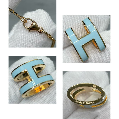 [Solara Jewelry]POP H SKY BLUE NECKLACE