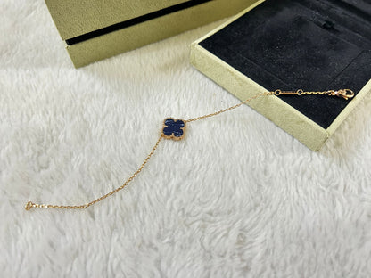 [Solara Jewelry]CLOVER 1 MOTIF PIETERSITE BRACELET