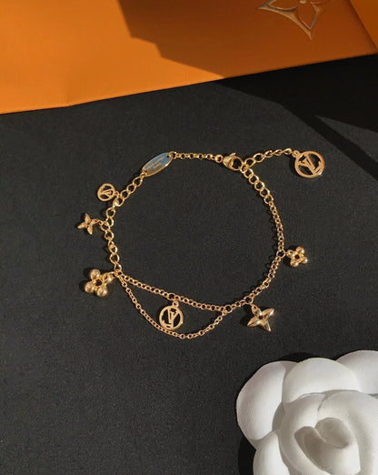 [Solara Jewelry]BLOOMING PINK GOLD MOP BRACELET