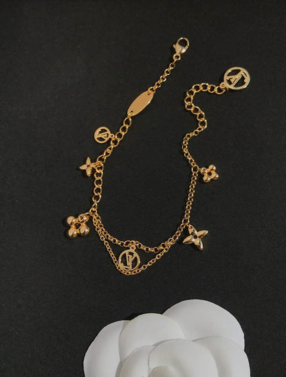 [Solara Jewelry]BLOOMING PINK GOLD MOP BRACELET