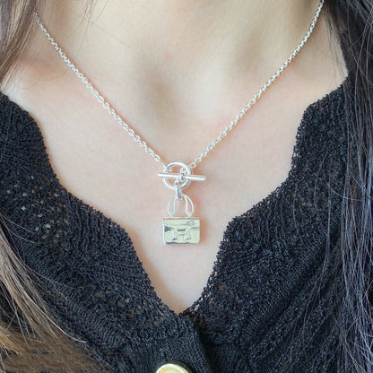 [Solara Jewelry]CONSTANCE PEDANT SILVER NECKLACE
