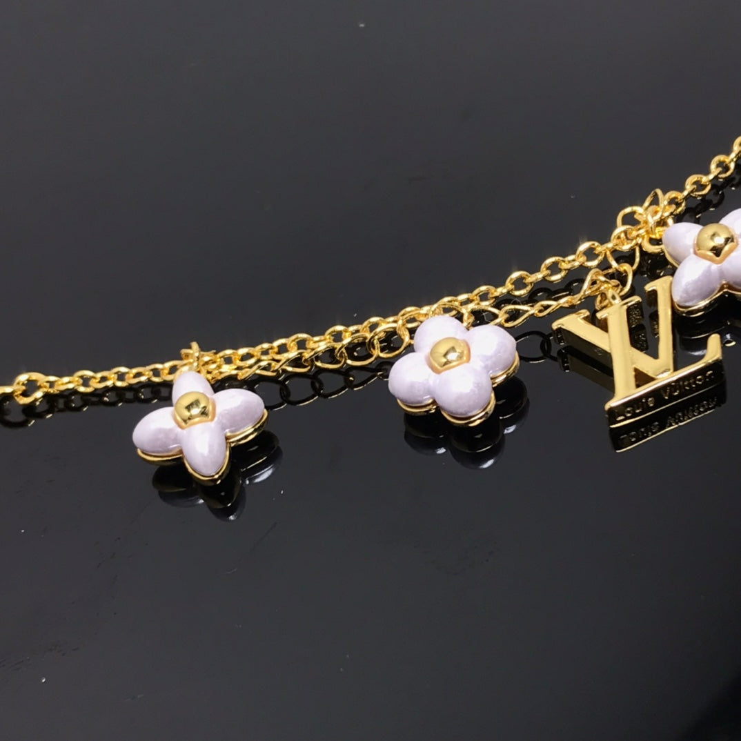 [Solara Jewelry]LOGO 6 MOTIF STAR AND SUN GOLD BRACELET