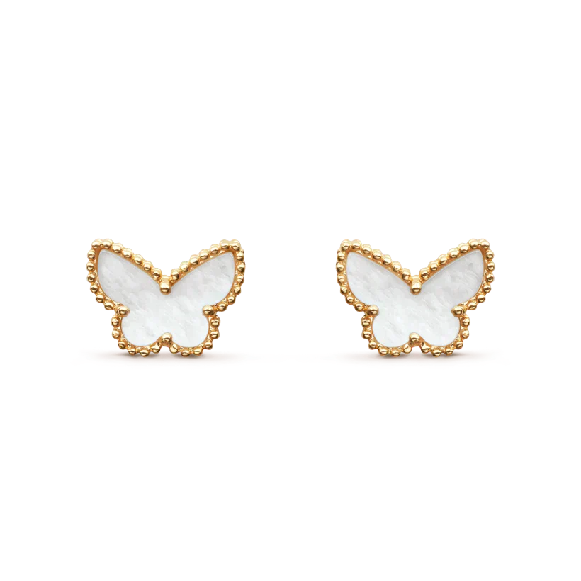 [Solara Jewelry]SWEET BUTTERFLY MOP EARSTUDS