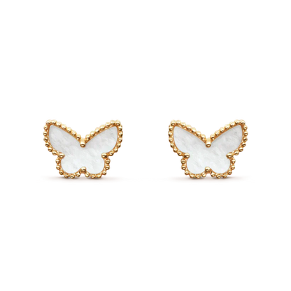 [Solara Jewelry]SWEET BUTTERFLY MOP EARSTUDS