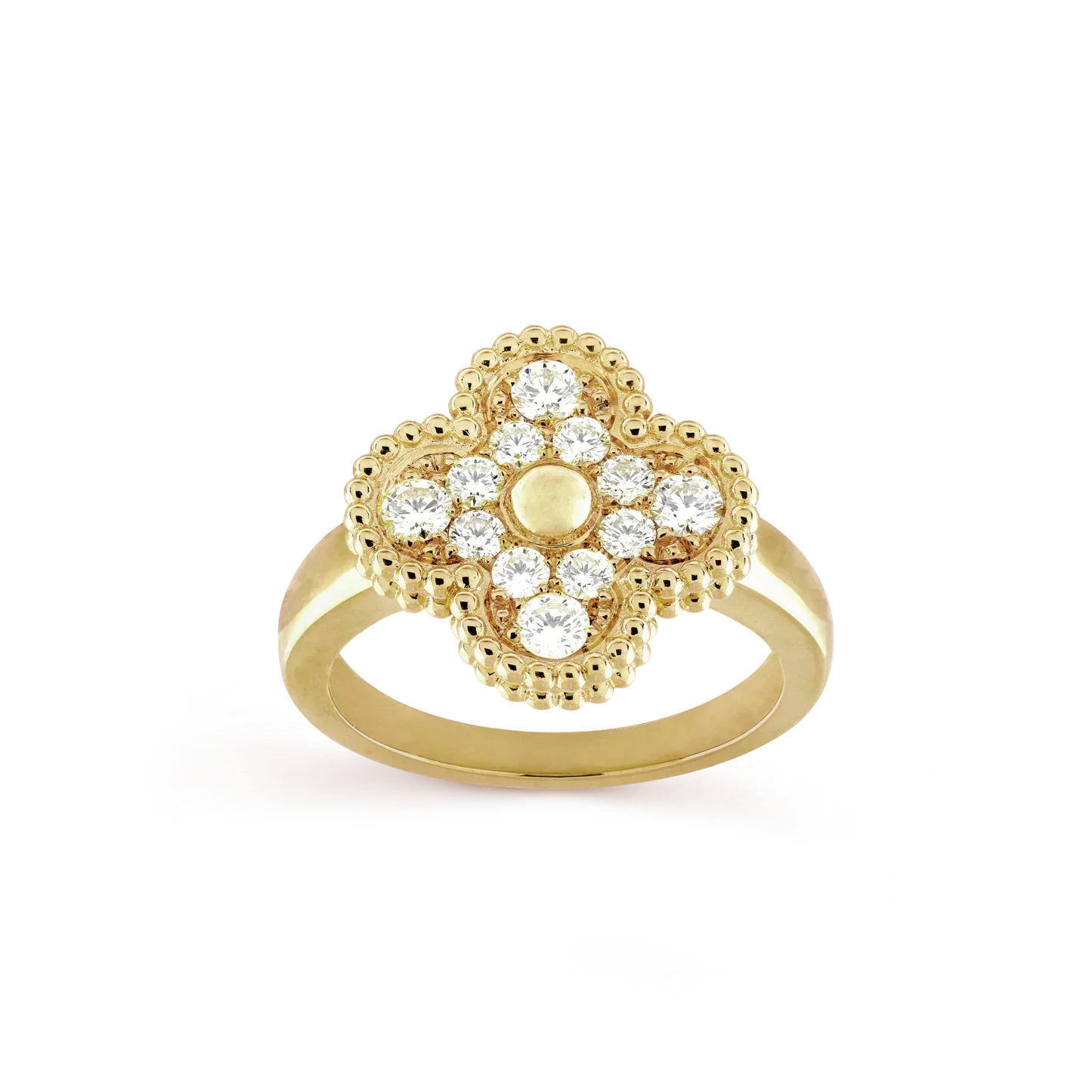 [Solara Jewelry]CLOVER DIAMOND RING