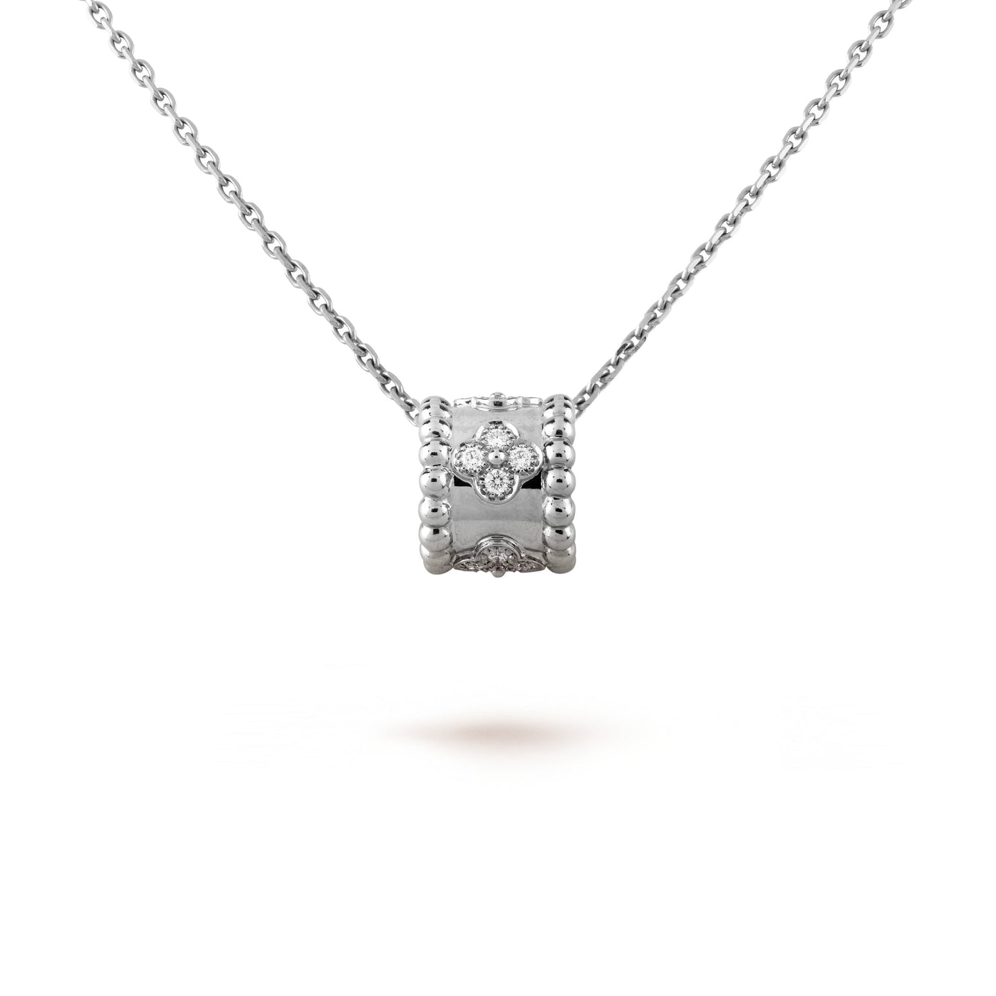 [Solara Jewelry]PERLEE PEDANT SIVLER DIAMOND NECKLACE