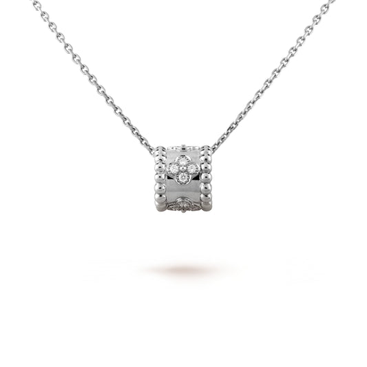 [Solara Jewelry]PERLEE PEDANT SIVLER DIAMOND NECKLACE