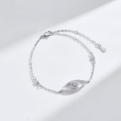 [Solara jewelry]Lucky Eye Pave-Set Diamond Bracelet