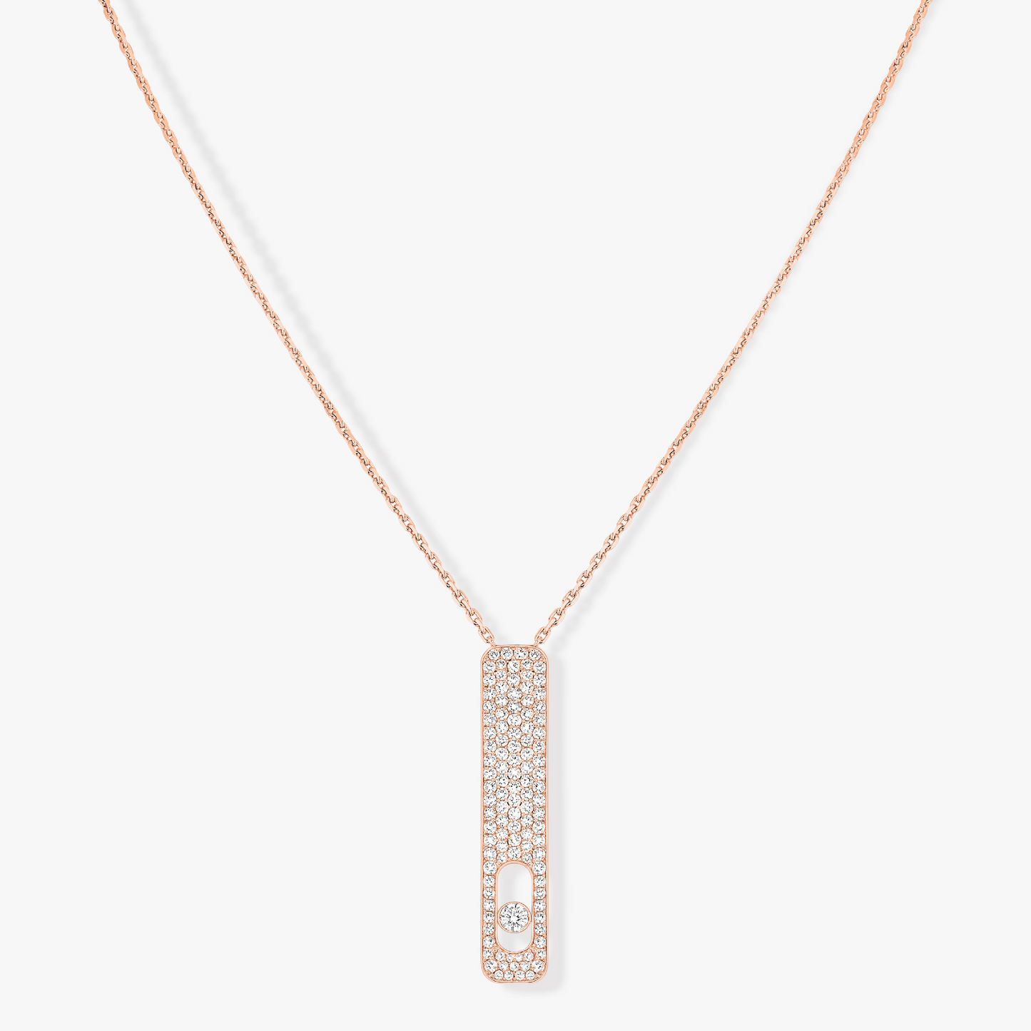 [Solara jewelry]MY FIRST DIAMOND PAVED NECKLACE