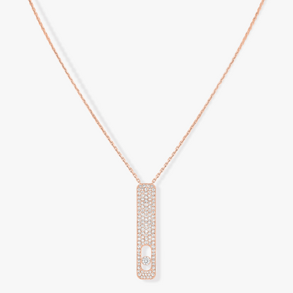 [Solara jewelry]MY FIRST DIAMOND PAVED NECKLACE