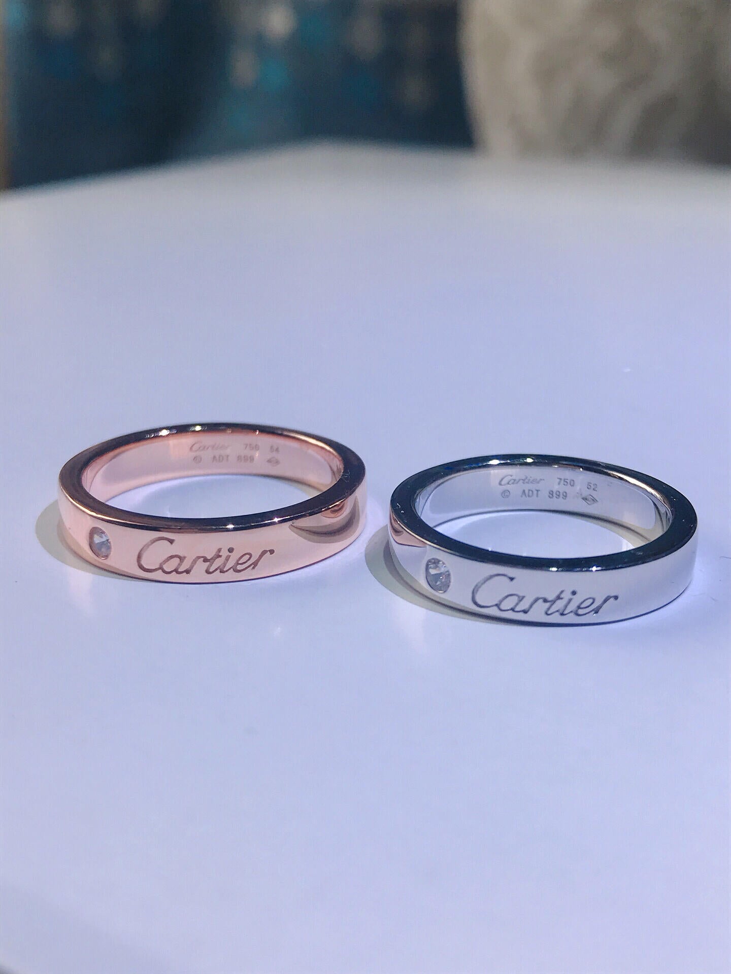 [Solara Jewelry]C PLATINUM 1 DIAMOND RING