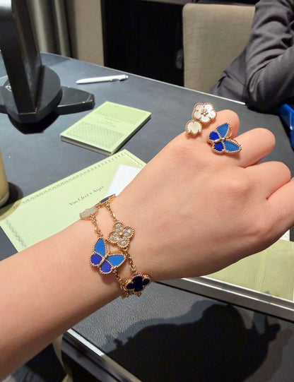 [Solara Jewelry]LUCKY 3 MOTIF GOLD RING
