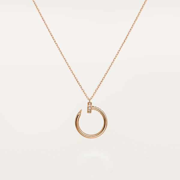 [Solara Jewelry]JUSTE NECKLACE PINK GOLD