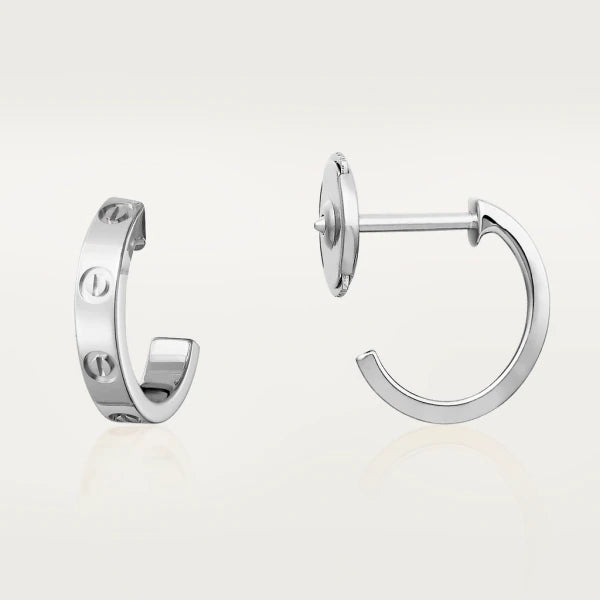 [Solara Jewelry]LOVE EARRINGS 2.65MM SILVER