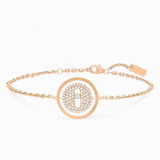 [Solara jewelry]LUCKY MOVE DIAMOND PAVED BRACELET