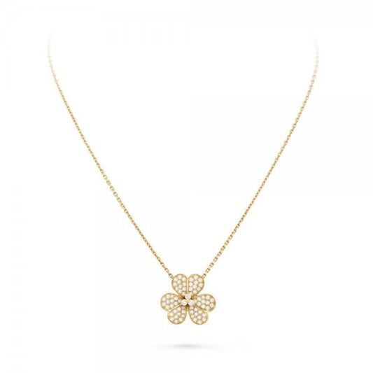 [Solara Jewelry]FLOWER DIAMOND NECKLACE