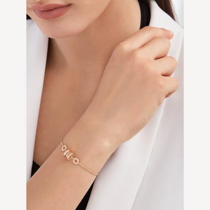 [Solara Jewelry]ZERO 1 SOFT PINK GOLD BRACELET