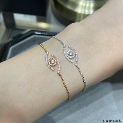 [Solara jewelry]Lucky Eye Pave-Set Diamond Bracelet