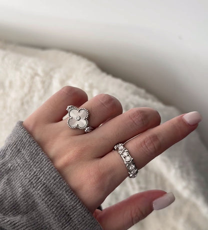 [Solara Jewelry]CLOVER RIVERSIBLE SLIVER RING