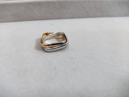 [Solara Jewelry]TRINITY RING GOLD PINK GOLD SILVER