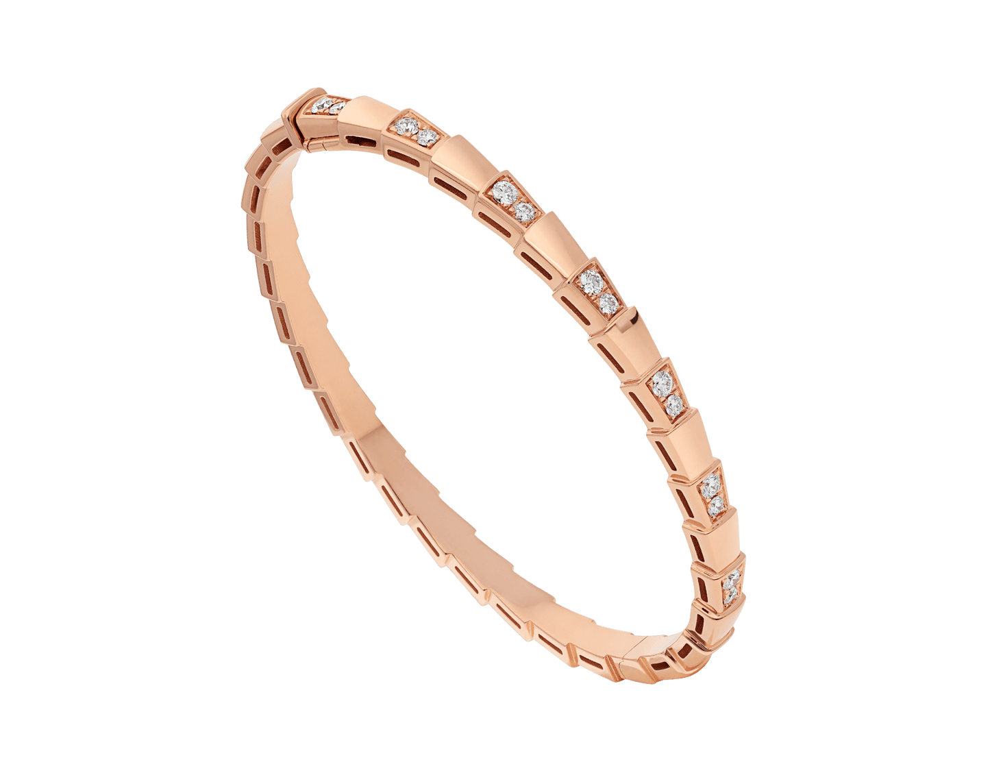[Solara Jewelry]SERPENTI SMALL BRACELET PINK GOLD DIAMOND