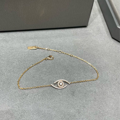 [Solara jewelry]Lucky Eye Pave-Set Diamond Bracelet