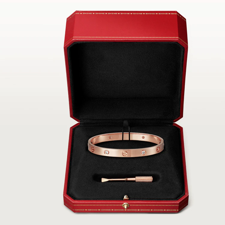 [Solara Jewelry]LOVE BRACELET 6.1MM 4 DIAMONDS